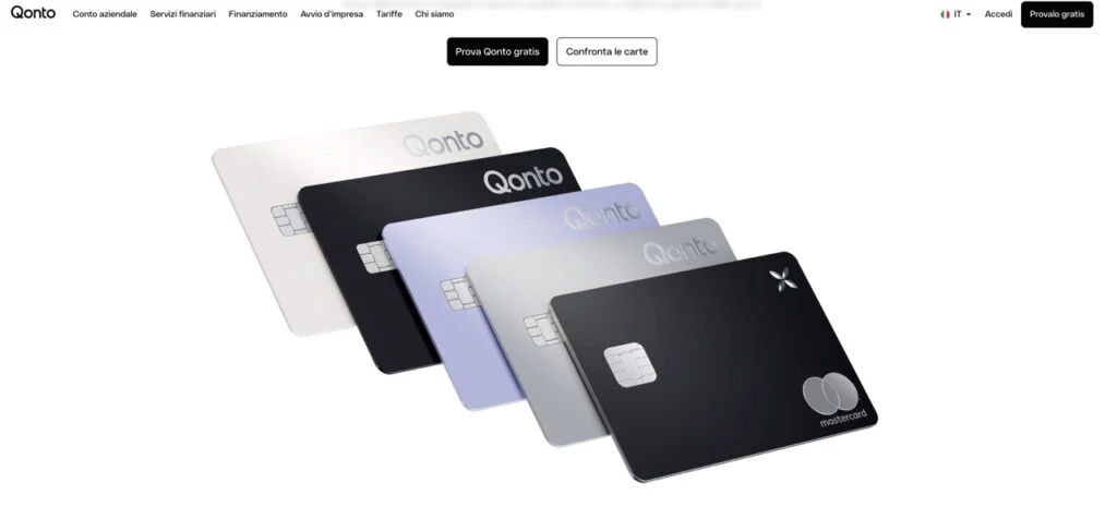 Carte Qonto nuove