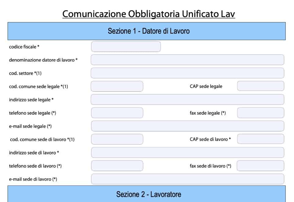 Modello UniLav pdf: cos’è, quando si fa e quando serve