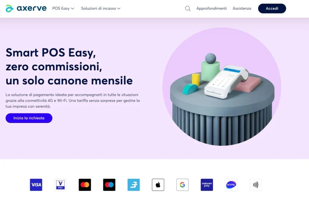Pos Axerve senza commissioni